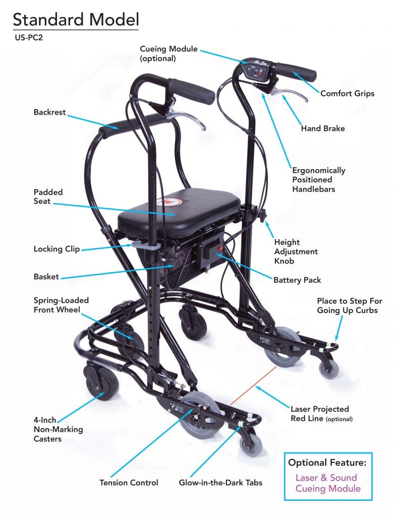 U-Step 2 Neuro - Reverse Braking System - Just Walkers