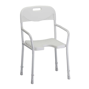 Nova Shower Chair with Arms-With Backrest
